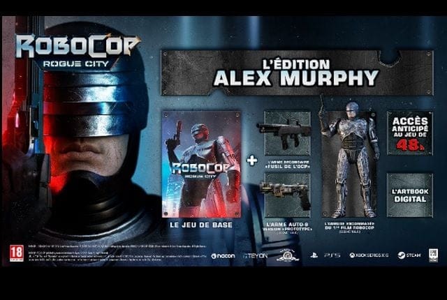 Robocop Rogue City : Collector et précos ouvertes ! - N-Gamz.com