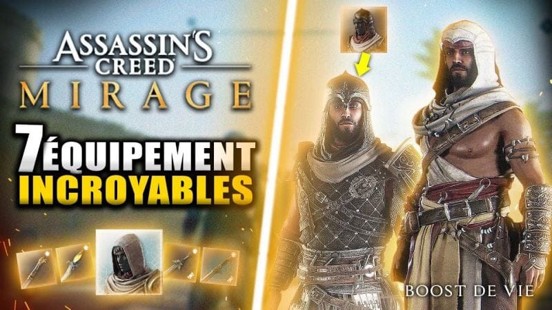 Assassin's Creed Mirage : 7 Armes et Amures INCROYABLES dès le DÉBUT du jeu 🔥 (Emplacements)
