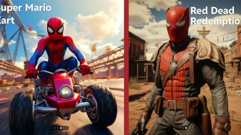 Red Dead, GTA IV : Spider-Man imaginé dans 6 autres jeux vidéo