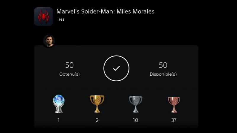 Platine # 19 Marvel's Spider-Man: Miles Morales