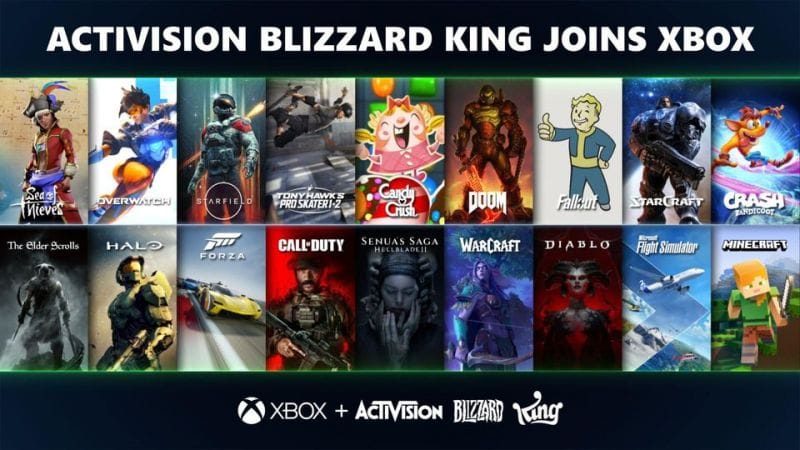 Activision Blizzard King - Rejoint officiellement la famille Xbox pour 68,7 milliards de dollars - GEEKNPLAY Business / Economie, En avant, Home, News, PC, Xbox One, Xbox Series X|S, XCloud