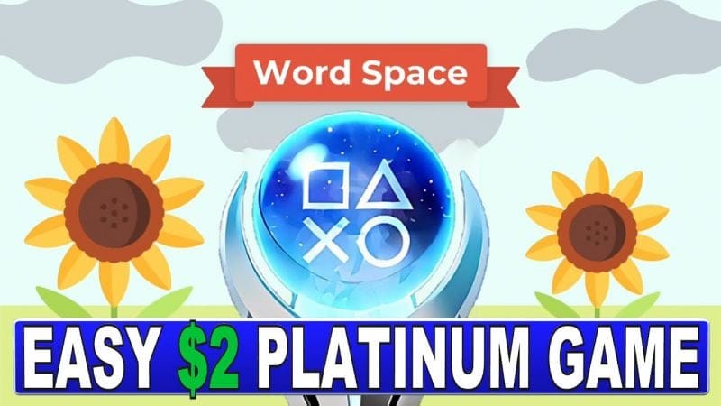 Word Space Trophy Guide | Easy $2 Platinum Game - Autopop Trophies PS4, PS5