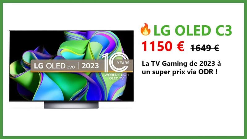 [Super plan] La meilleure TV OLED gaming de LG revient à 1150 € avec MW3 offert !