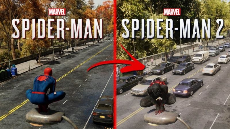 Marvel's Spider-Man 2 : Notre comparatif Vs Marvel's Spider-Man ! Vraiment PLUS BEAU ? 💥
