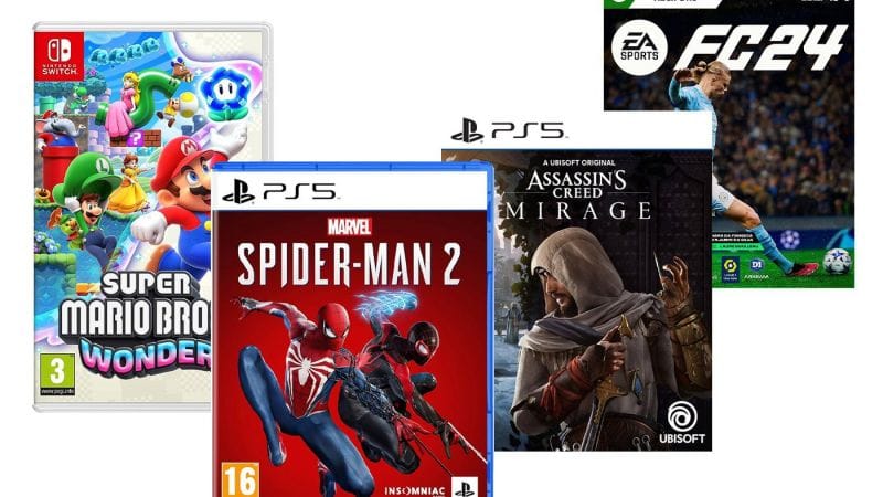 EA Sports FC 24, Mario Wonder, Spider-Man 2, Starfield : des jeux à prix réduits sur Rakuten aujourd’hui seulement