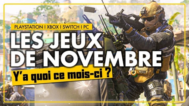 TOP 10 des sorties jeux vidéo en NOVEMBRE 2023 ! 🎮