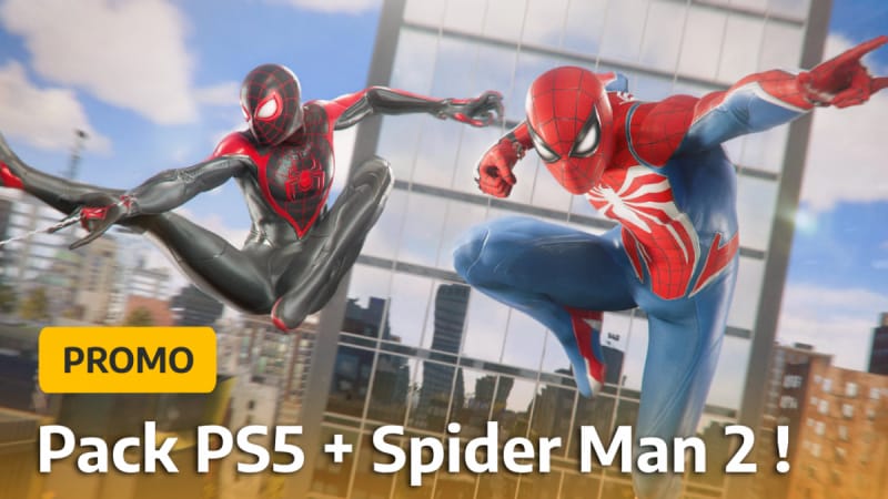 Marvel's Spiderman 2 s'invite sur la PS5 avec ce pack en promo