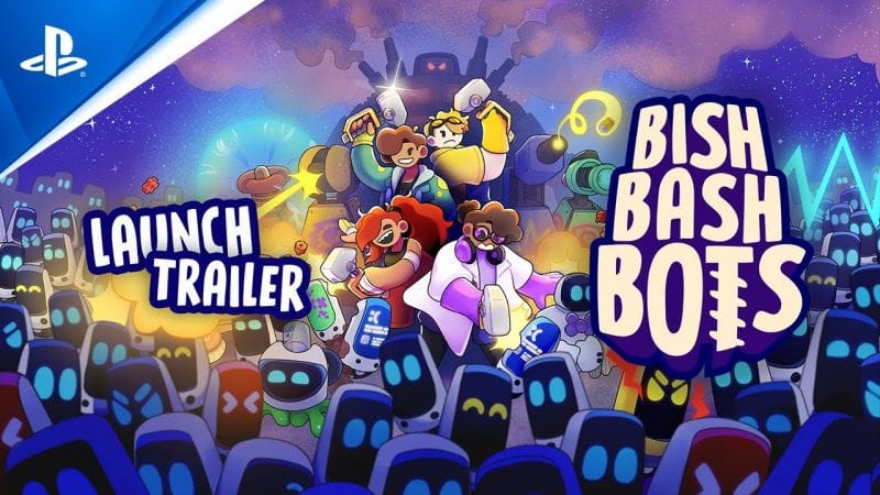 Bish Bash Bots - Launch Trailer | PS5 & PS4 Games