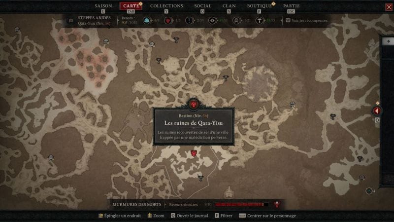 Cité mouvante Diablo 4 : Comment trouver le donjon avec l'Aspect Vorace de Voleur pour récompense ?