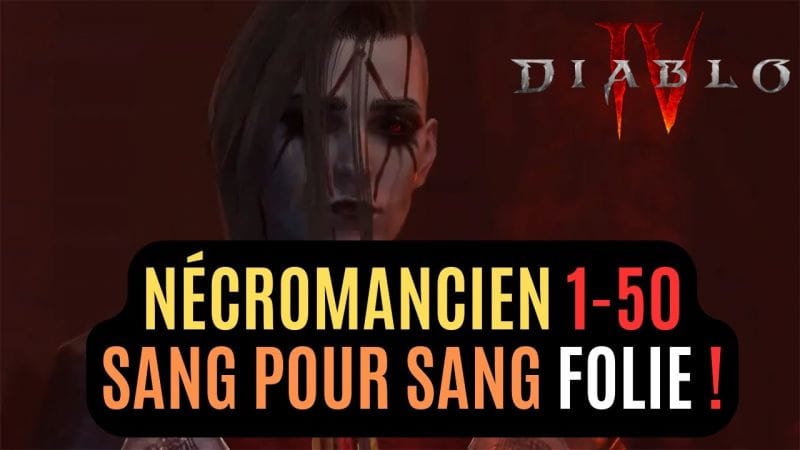 Le Build Du Nécromancien Afflux Sanguin 1-50 Incroyable En Speed Leveling !