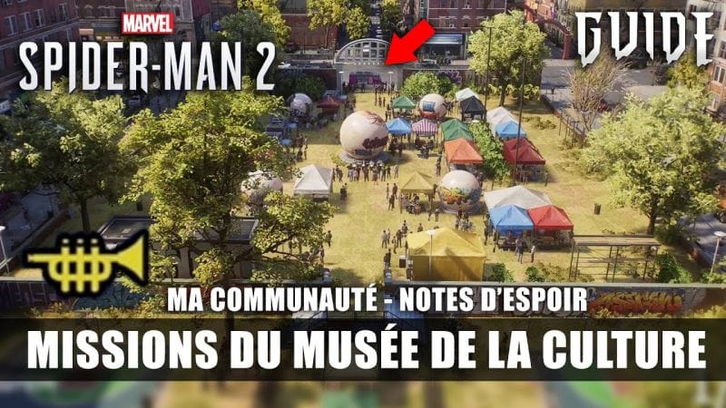 Marvel's Spider-Man 2 : Toutes les Missions du MUSÉE de la Culture (Guide) Ma Communauté