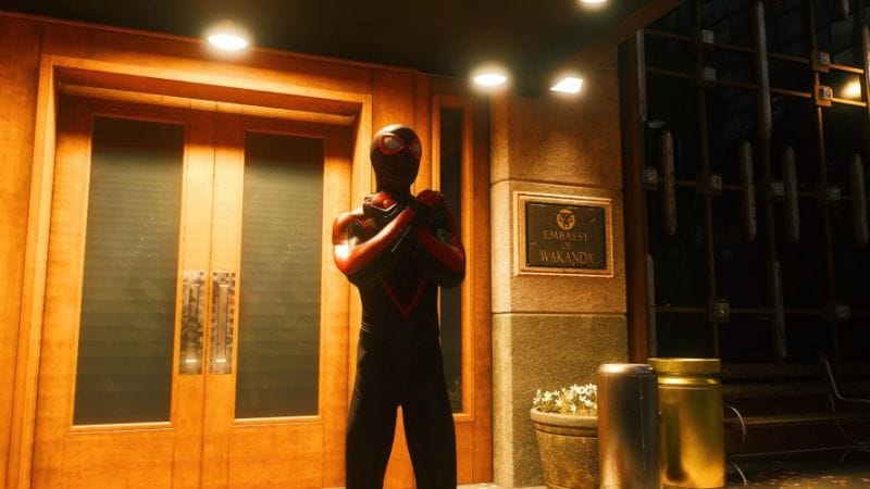 Où trouver l'ambassade du Wakanda et son easter egg Black Panther | Guide Marvel's Spider-Man 2
