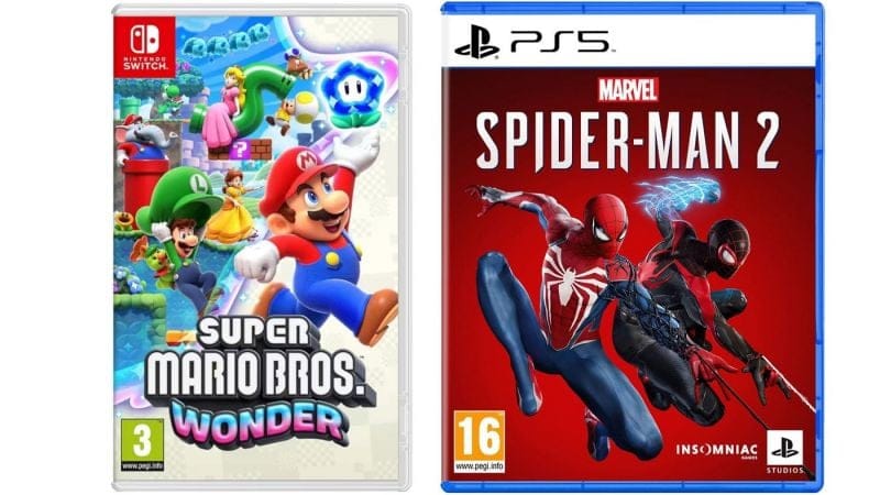 Super Mario Bros. Wonder, Super Mario RPG et Spider-Man 2 sont à prix sacrifiés sur Amazon