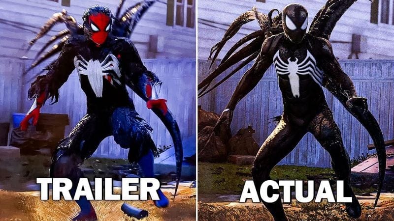 SPIDER-MAN 2: Trailer vs. Retail Game Comparison | Graphics and Gameplay
