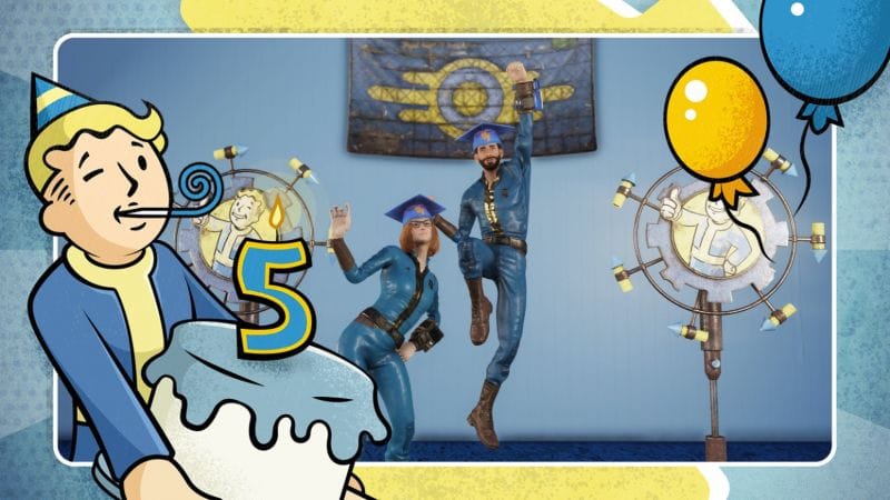 Fallout 76 est jouable gratuitement dès maintenant pour son 5e anniversaire