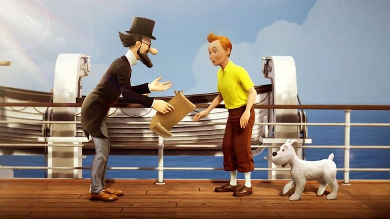 Tintin Reporter - Les Cigares du Pharaon montre du gameplay