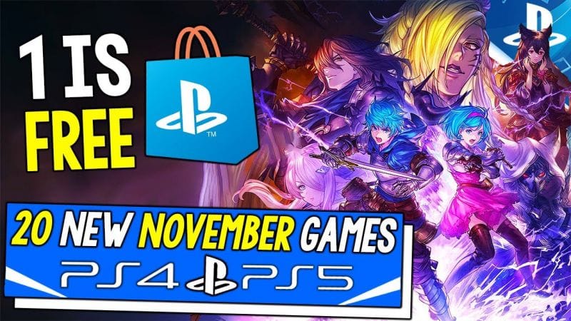 20 BIG Upcoming NEW November PS4/PS5 Games - 1 FREE Game! (Upcoming New Games 2023)