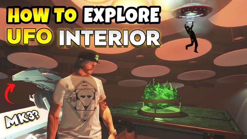 GTA Online How to Explore UFO Interior/Alien Lab NEW LOCATION All EASTER EGGS & SECRETS (Full Guide)
