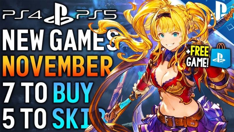 7 NEW PS4/PS5 Games to BUY and 5 to SKIP in November 2023 - New FREE Game + More New 2023 Games!