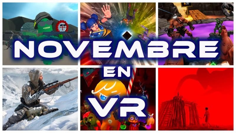 NOVEMBRE en VR : Les jeux VR du mois