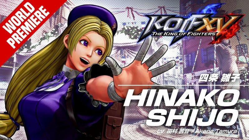 The King of Fighters XV ajoutera Hinako Shijo à son casting le 14 novembre