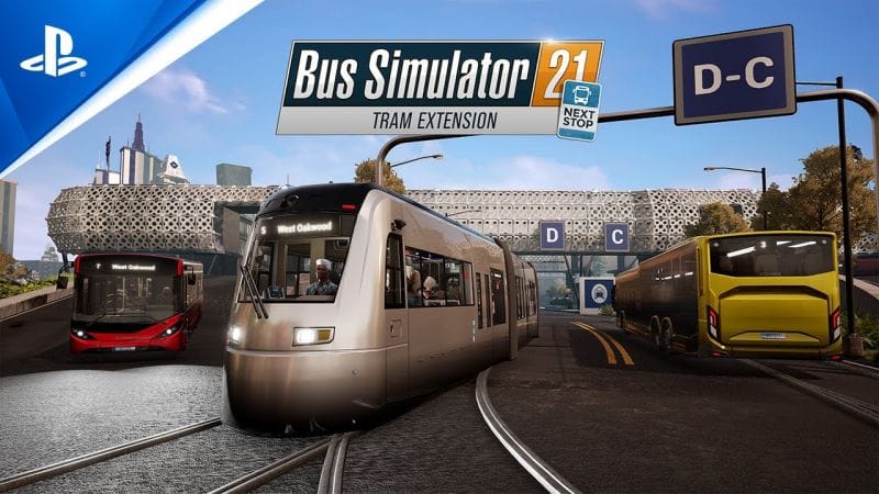Bus Simulator 21 Next Stop - Official Tram Extension Release Trailer | PS5 & PS4 Games