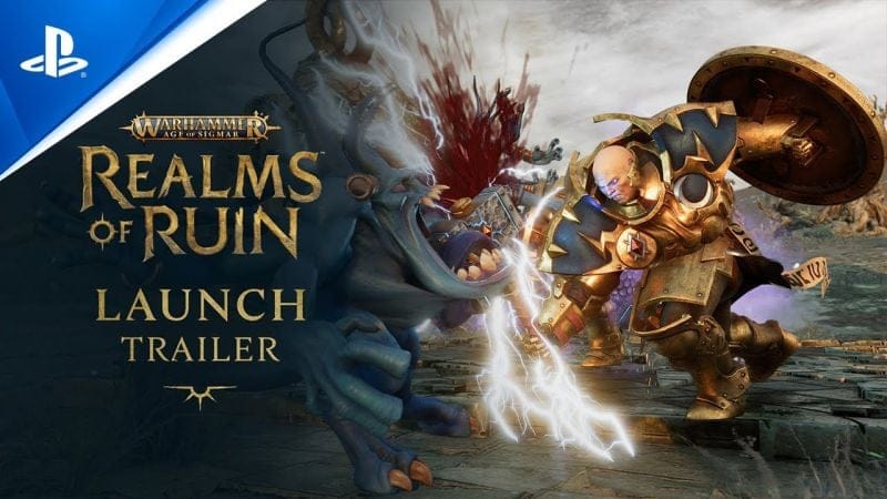 Warhammer Age of Sigmar: Realms of Ruin - Launch Trailer | PS5 Games