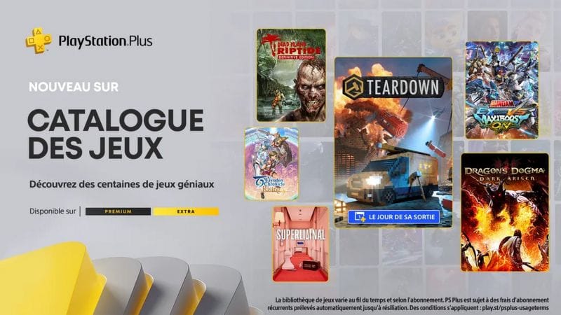 Les ajouts aux catalogues du PlayStation+ Extra et Premium, Novembre 2023 | News  - PSthc.fr