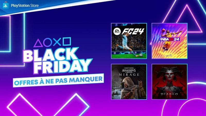 PlayStation Store | Offres Black Friday 2023 jusqu'au 27 novembre 2023 | PS5, PS4