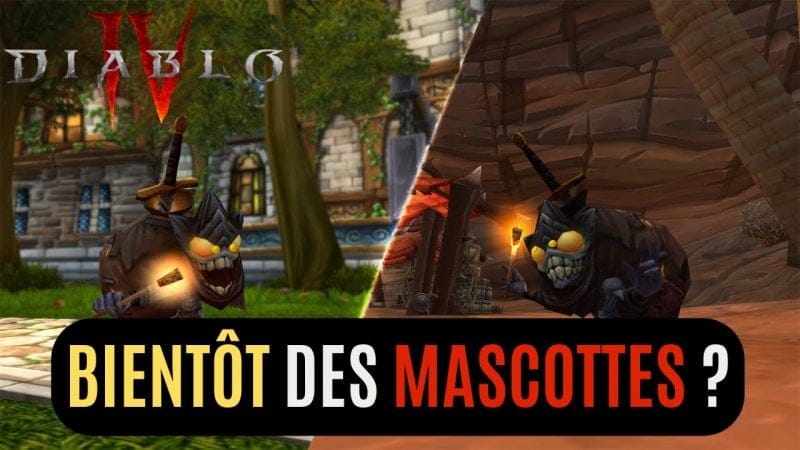 Un Bonus De Malade Pour Passer Niveau 100 Et Bientôt Des Mascottes Dans Diablo 4 ?