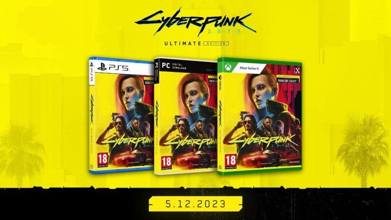 Cyberpunk 2077 : Une version physique avec le DLC Phantom Liberty sortira le 5 décembre