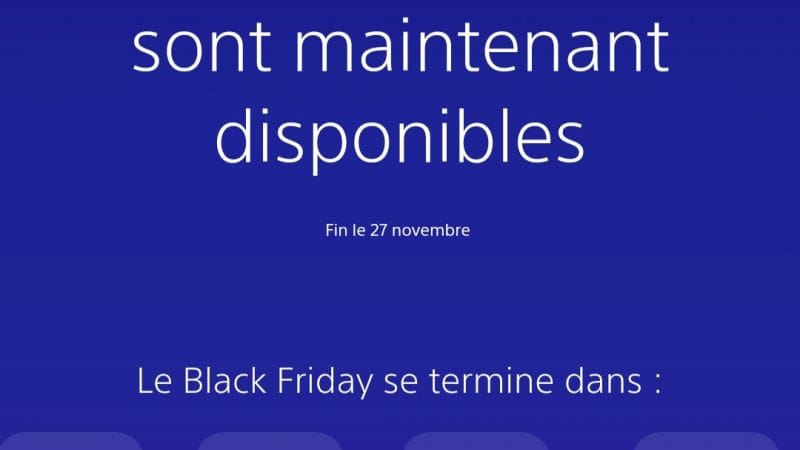 Fin des Black Friday