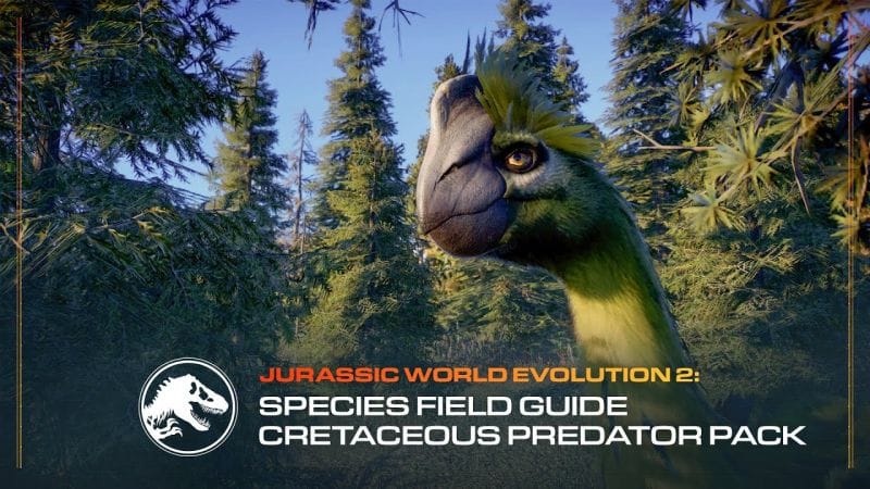 Species Field Guide | Gigantoraptor | Jurassic World Evolution 2: Cretaceous Predator Pack