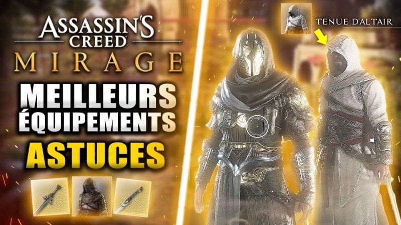 Assassin's Creed Mirage : Les Meilleures ÉQUIPEMENTS du Jeu (Meilleure Épée) & Costume INCROYABLES 🔥