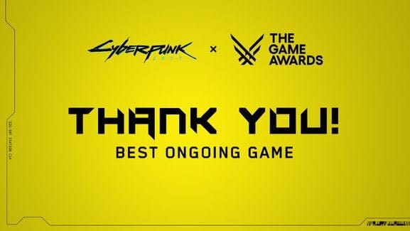 Cyberpunk 2077 - CD Projekt Red remercie la communauté suite aux Game Awards 2023 - GEEKNPLAY Business / Economie, Événements, Home, News, PC, PlayStation 4, PlayStation 5, Xbox One, Xbox Series X|S