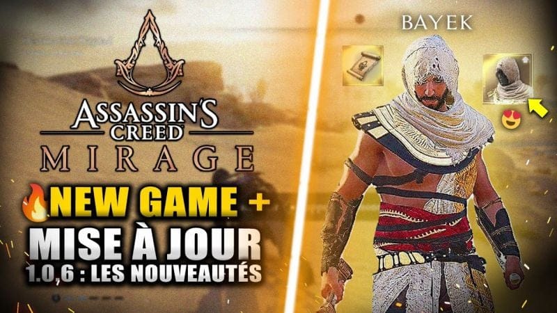 Assassin's Creed Mirage : Le New Game + ENFIN LÀ 🔥 MAJ 1.0.6 : Armure, Trophées ? Nouveautés ...