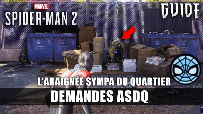 Marvel's Spider-Man 2 : Toutes les DEMANDES ASDQ (Solution) L' araignée sympa du quartier / Howard