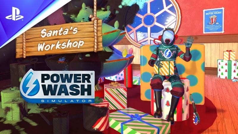 PowerWash Simulator - Trailer mise à jour Santa's Workshop | PS5, PS4