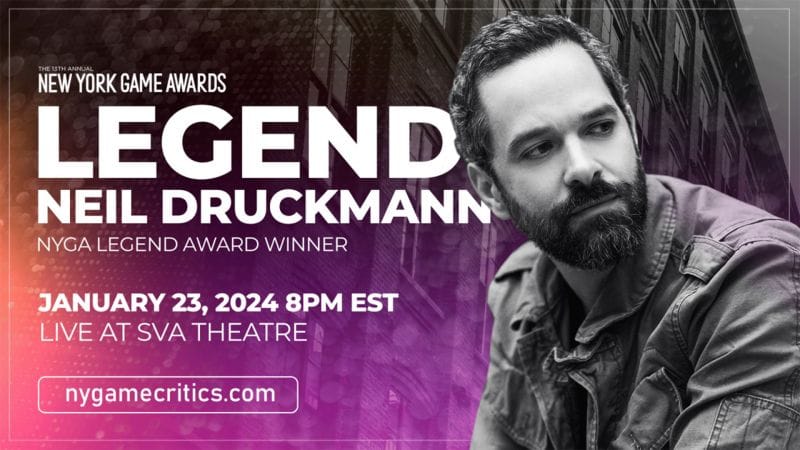Neil Druckmann est le lauréat du prix Andrew Yoon Legend Award