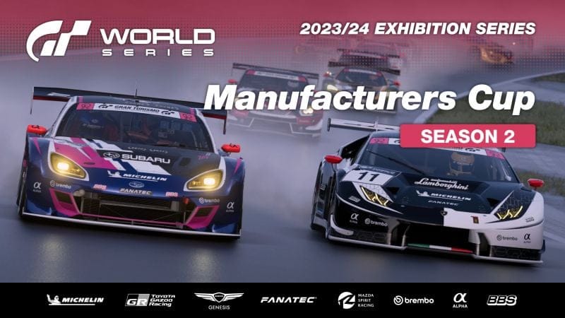 Lancement de la saison 2 des Exhibition Series de la "Gran Turismo World Series" Manufacturers Cup 2023/24 - Mode Sport - Gran Turismo 7 - gran-turismo.com