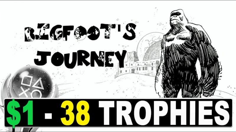 New Easy $0.99 Platinum Game | Bigfoot's Journey Quick Trophy Guide - PS4, PS5