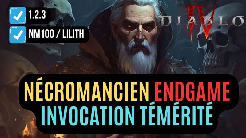 Enfin Un Build Nécromancien Invocation Efficace Pour Du Donjon T100 !