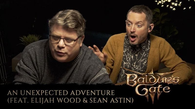 Baldur's Gate III - Elijah Wood et Sean Astin découvrent le GOTY de 2023 ! - GEEKNPLAY Divers, Home, News, PC, PlayStation 5, Xbox Series X|S