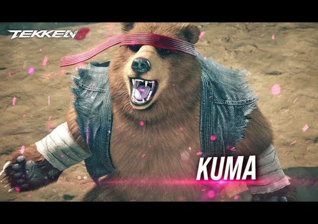 Tekken 8 : L'ours Kuma vient rugir dans un nouveau trailer