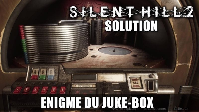 Silent Hill 2 REMAKE : Solution de l’énigme du Juke-Box (South Valde) Neely's Bar Puzzle