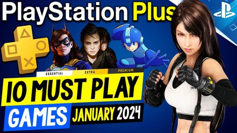 10 MUST PLAY PS PLUS Games to Play in JANUARY 2024! (PlayStation Plus PS5/PS4 Games 2024)