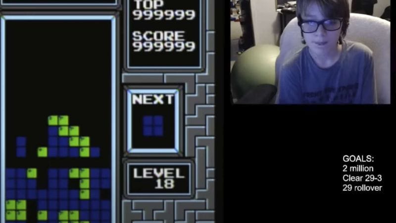 Un adolescent américain vient à bout du jeu vidéo « Tetris » pour la première fois sur NES