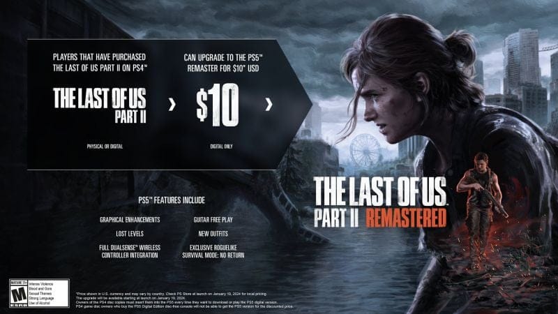 Effectuer la mise à niveau de The Last of Us Part II Remastered