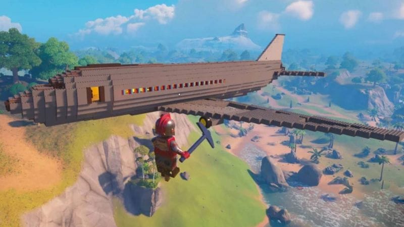 Un joueur de LEGO Fortnite crée un ingénieux avion pilotable - Dexerto.fr