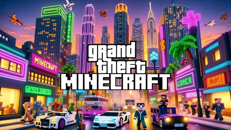 Le trailer de GTA 6 a été recréé dans Minecraft et c'est tout simplement incroyable - Minecraft.fr